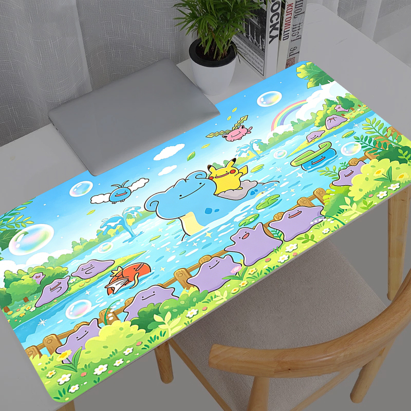 Gaming Accessories Desktop - Mouse Pad Pokemon Pikachu Anime Durable