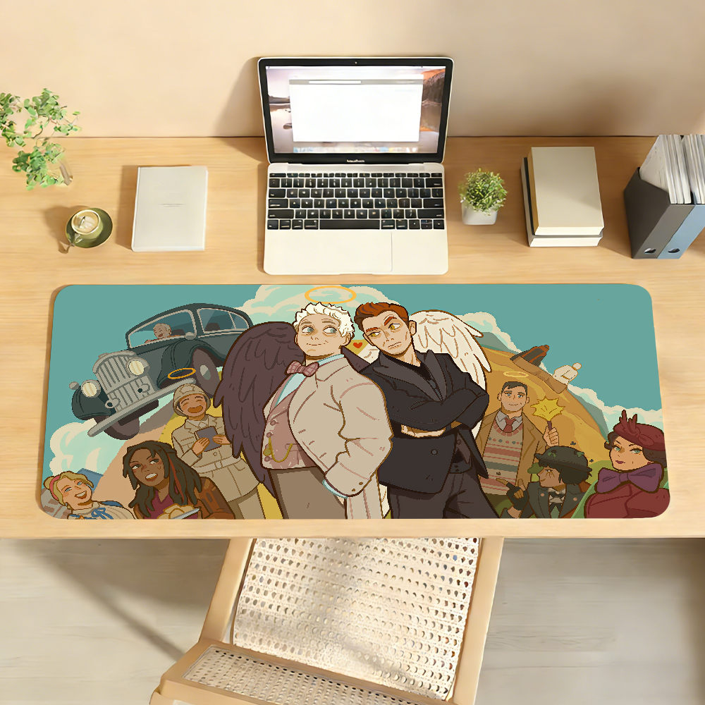 Omen Gaming Accessories - Cartoon Good Omens TV Mouse Pad