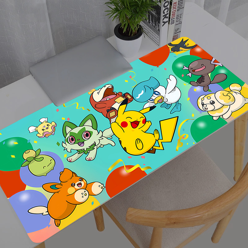 Gaming Accessories Desktop - Mouse Pad Rubber Table Pokemon Pikachu
