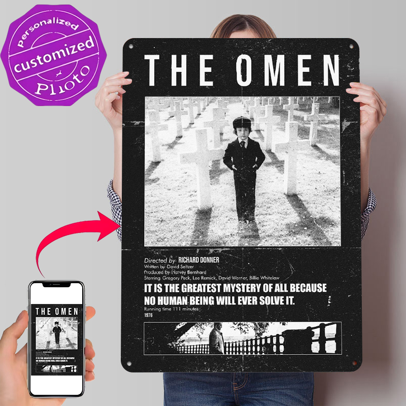 Omen Gaming Accessories - The Omen Movie Poster Vintage Metal