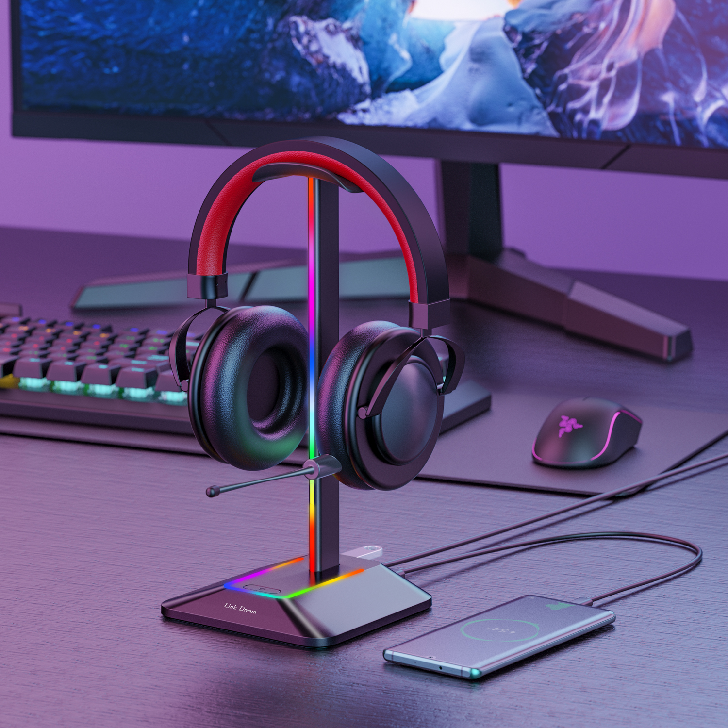 New Bee Z8 RGB Headphones Stan - Gaming Accessories Sale recension och pris