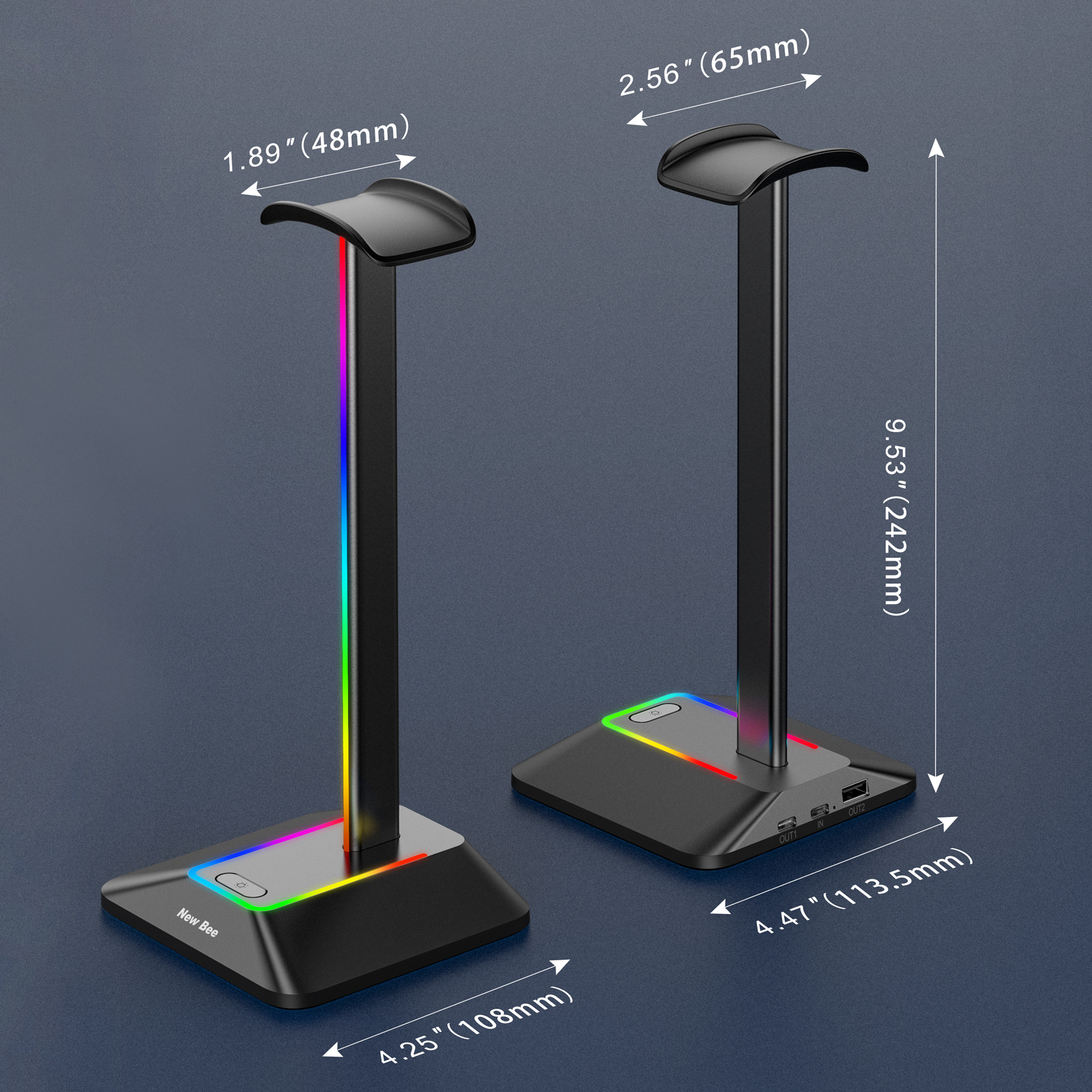 New Bee Z8 RGB Headphones Stan - Gaming Accessories Sale recension och pris