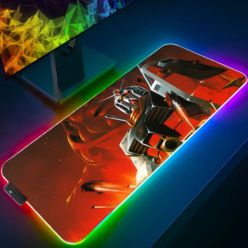 RGB Kawaii Mouse Pad Anime Gab - Gaming Accessories Mobile recension och pris