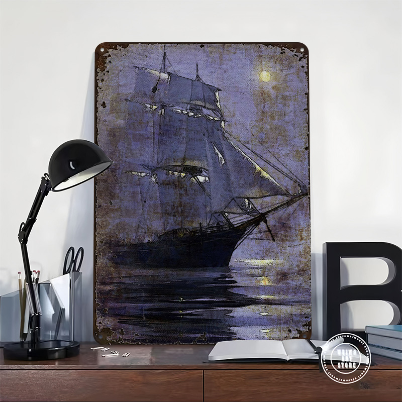 Old Ship Printed Poster Custom - Gaming Accessories Europe recension och pris