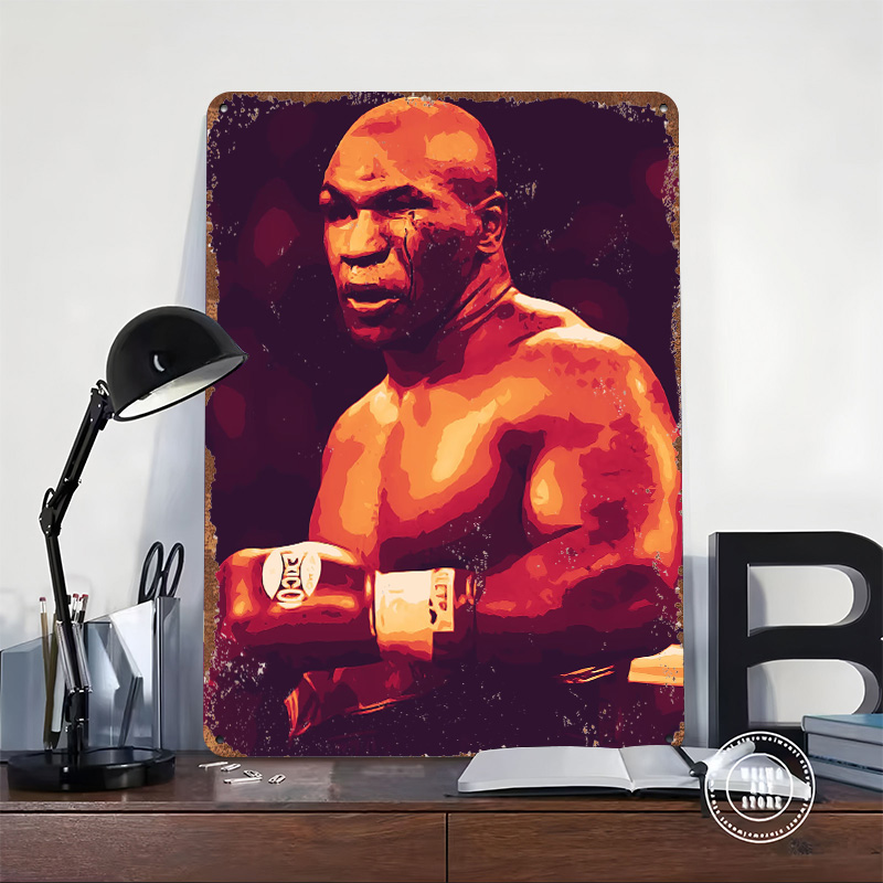 Mike Tyson Tinplate Poster Cus - Gaming Accessories Europe recension och pris