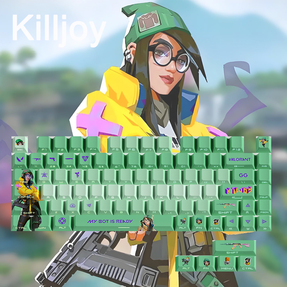 Keycaps Valorant Killjoy Gekko - Omen Gaming Accessories recension och pris