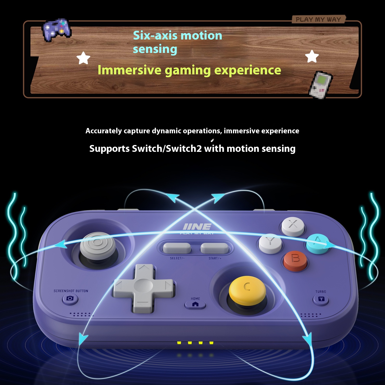 IINE Pocket Mini Controller Pa - Gaming Accessories For Android recension och pris