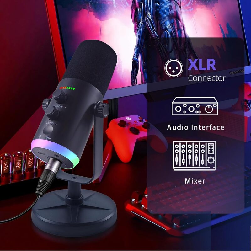 USB/XLR Dual-Mode Dynamic Gami - Gaming Accessories For Ps5 recension och pris