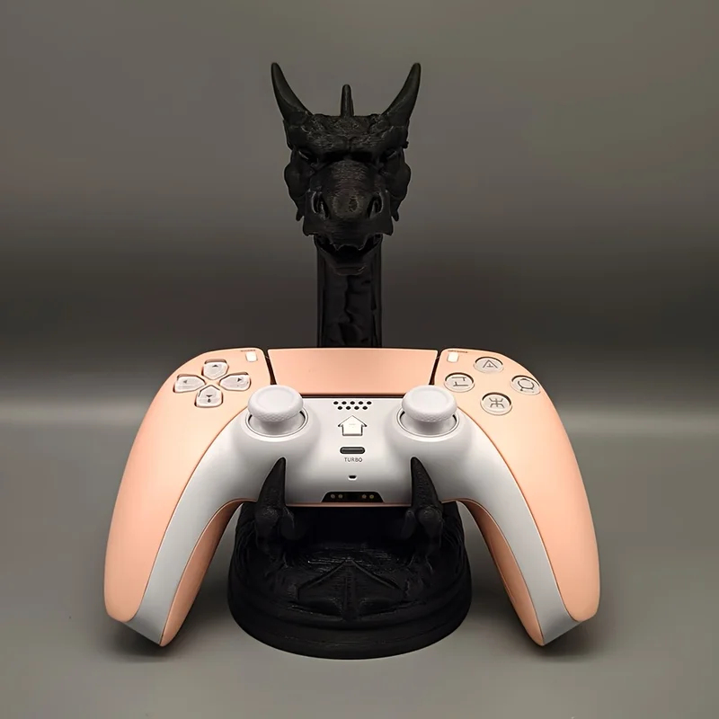 3D Printed Fantasy Dragon Skul - Gaming Controllers Xbox Accessories recension och pris