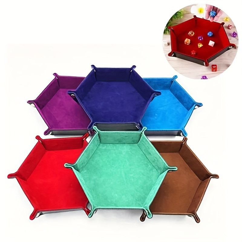 1pc Classic Hexagon Dice Tray, - Essential Gaming Accessories recension och pris