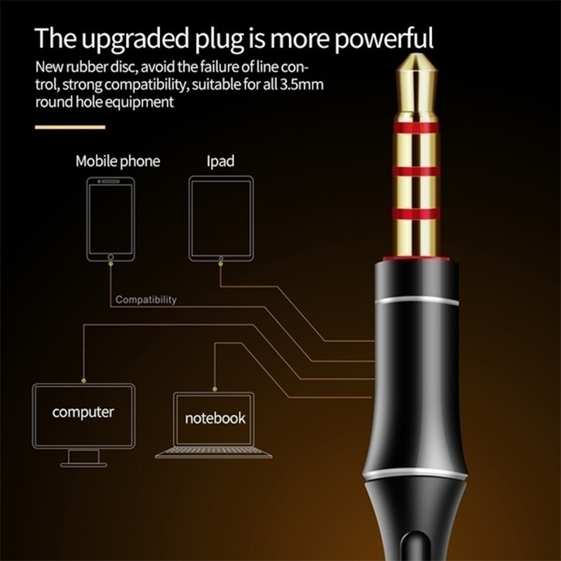 3.5mm Wired Headphones HD Micr - Gaming Accessories For Android recension och pris