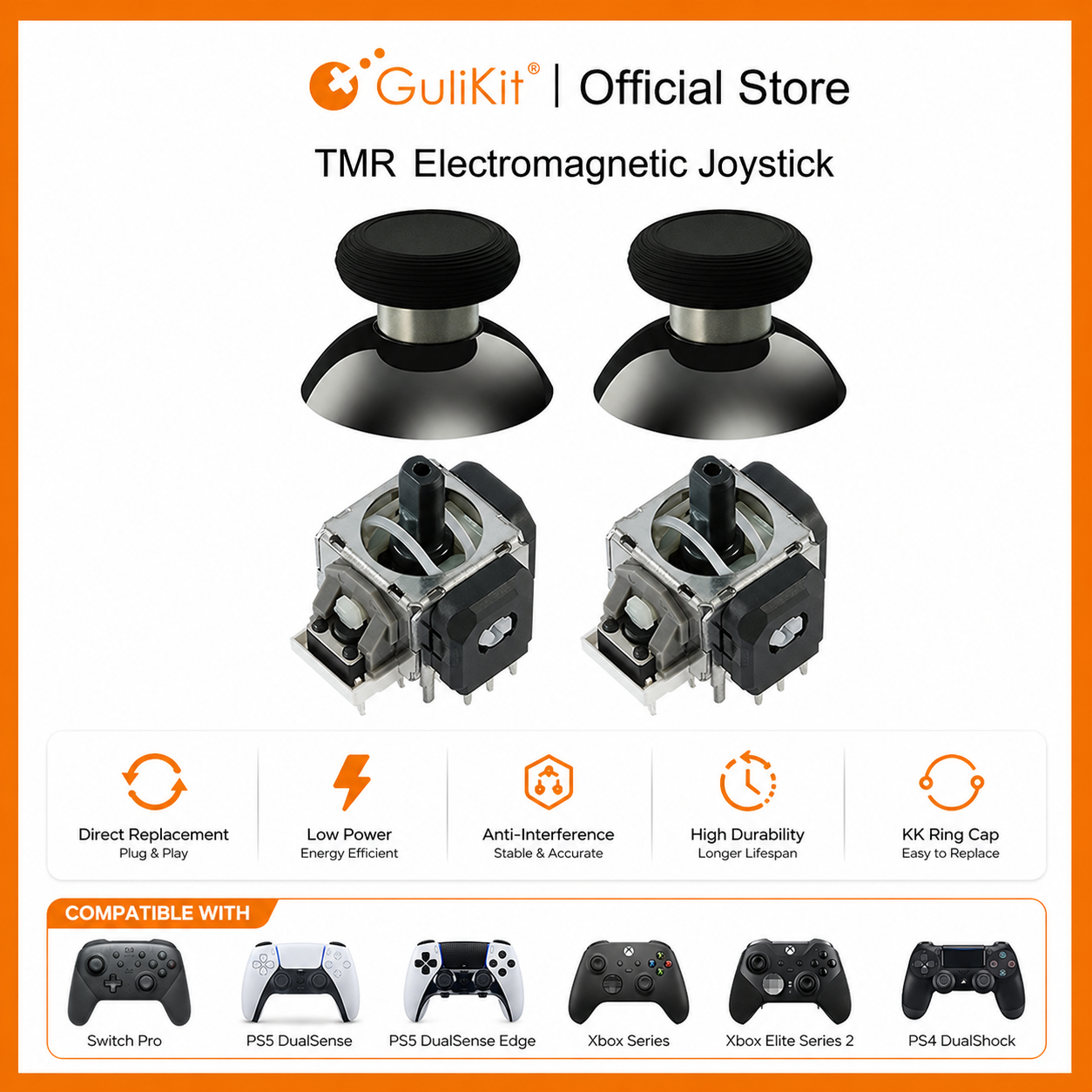 GuliKit TMR Joystick with Stic - Gaming Accessories For Ps5 recension och pris