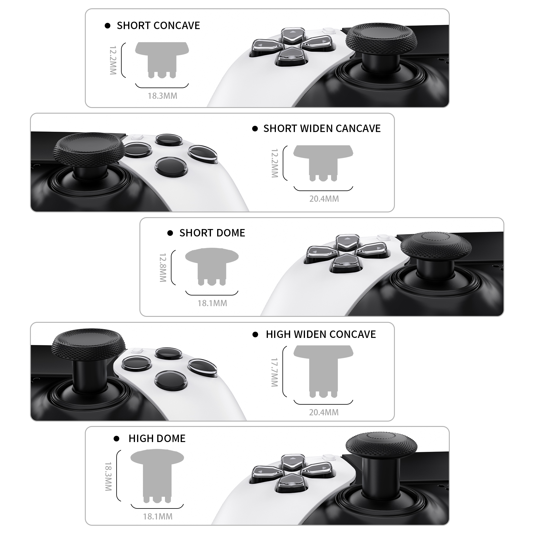 eXtremeRate ThumbsGear Interch - Gaming Accessories For Ps5 recension och pris