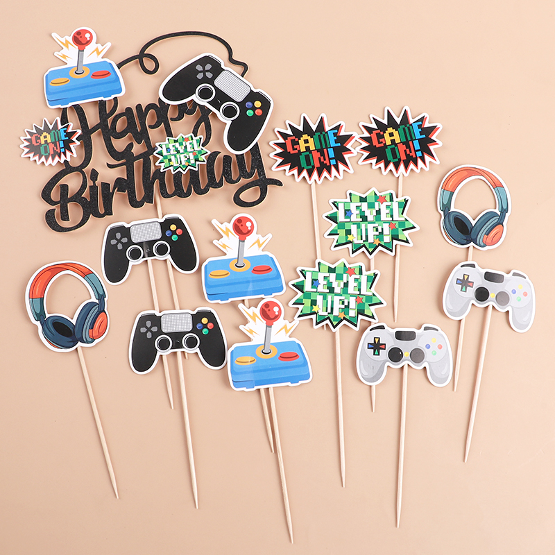 13Pcs Video Retro Game Cake To - Gaming Accessories Sale recension och pris