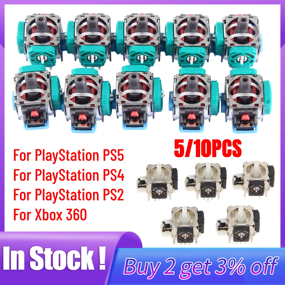 10/5pcs 3D Analog Joystick Sti - Gaming Controllers Xbox Accessories recension och pris