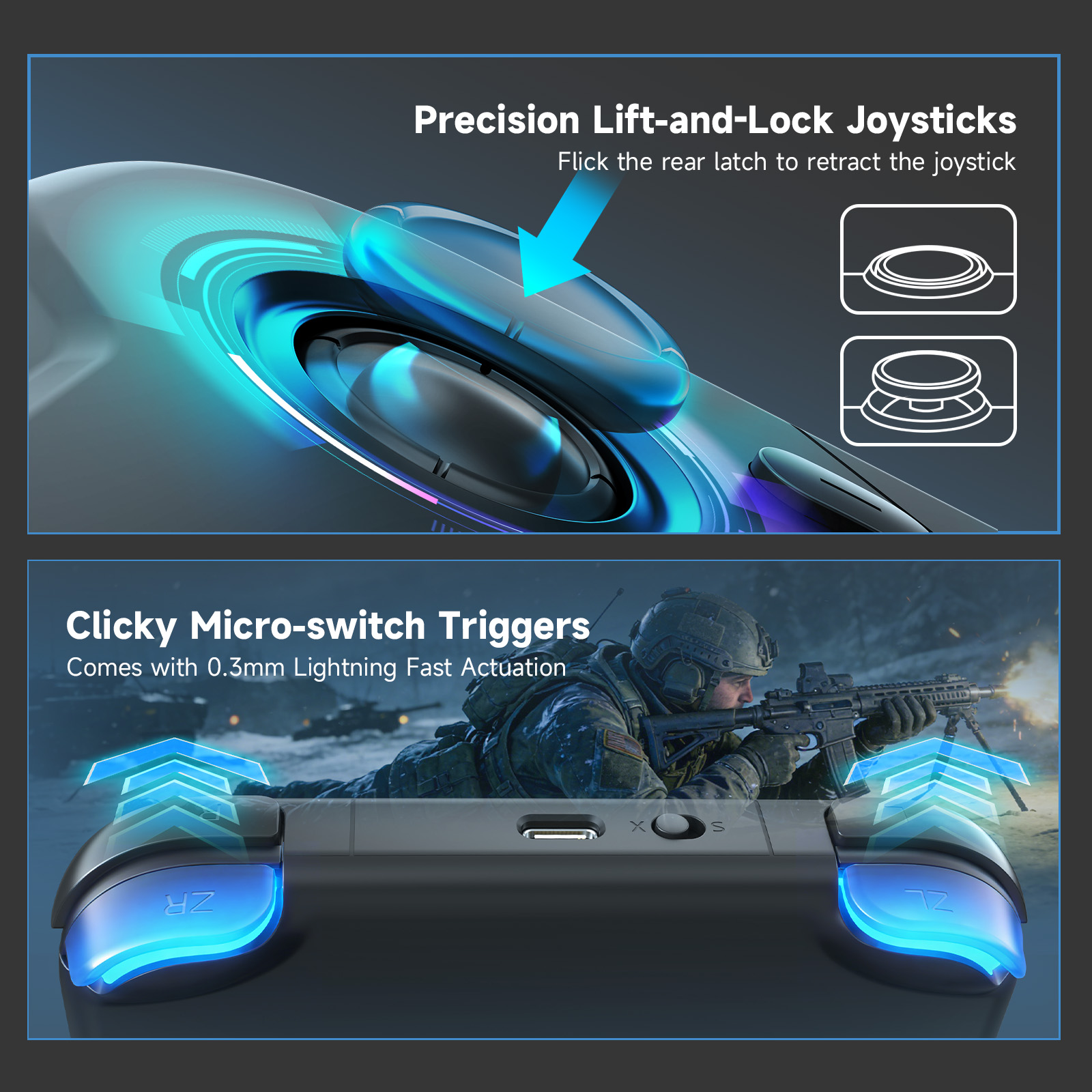 AceGamer Pocket Game Controlle - Gaming Accessories For Android recension och pris