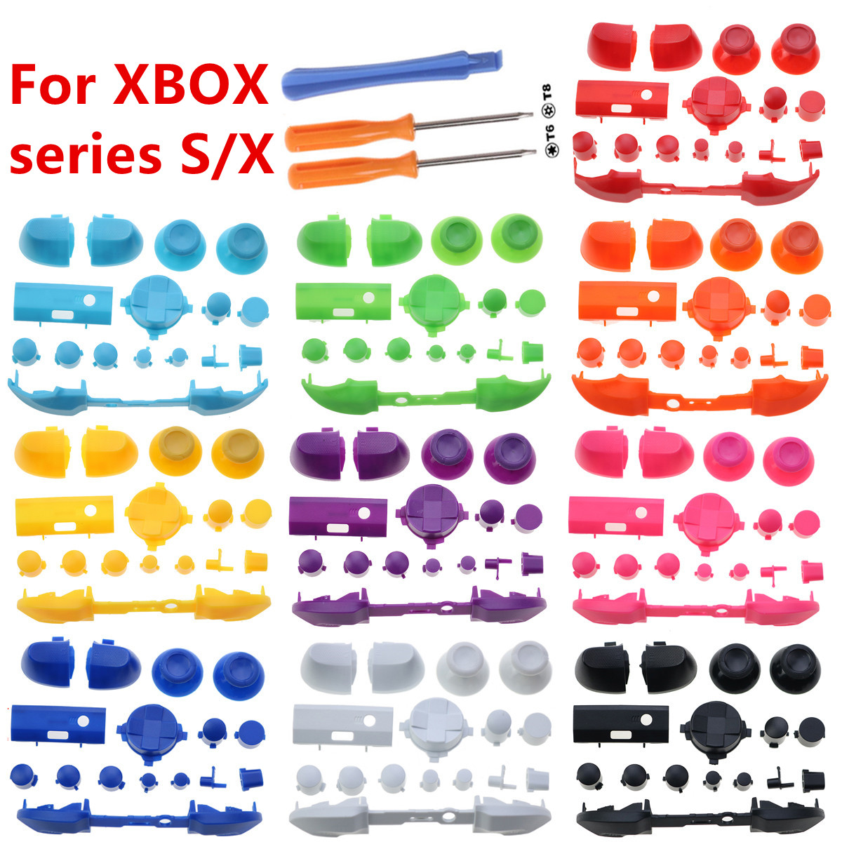 Custom Keys Full Set Buttons R - Gaming Controllers Xbox Accessories recension och pris