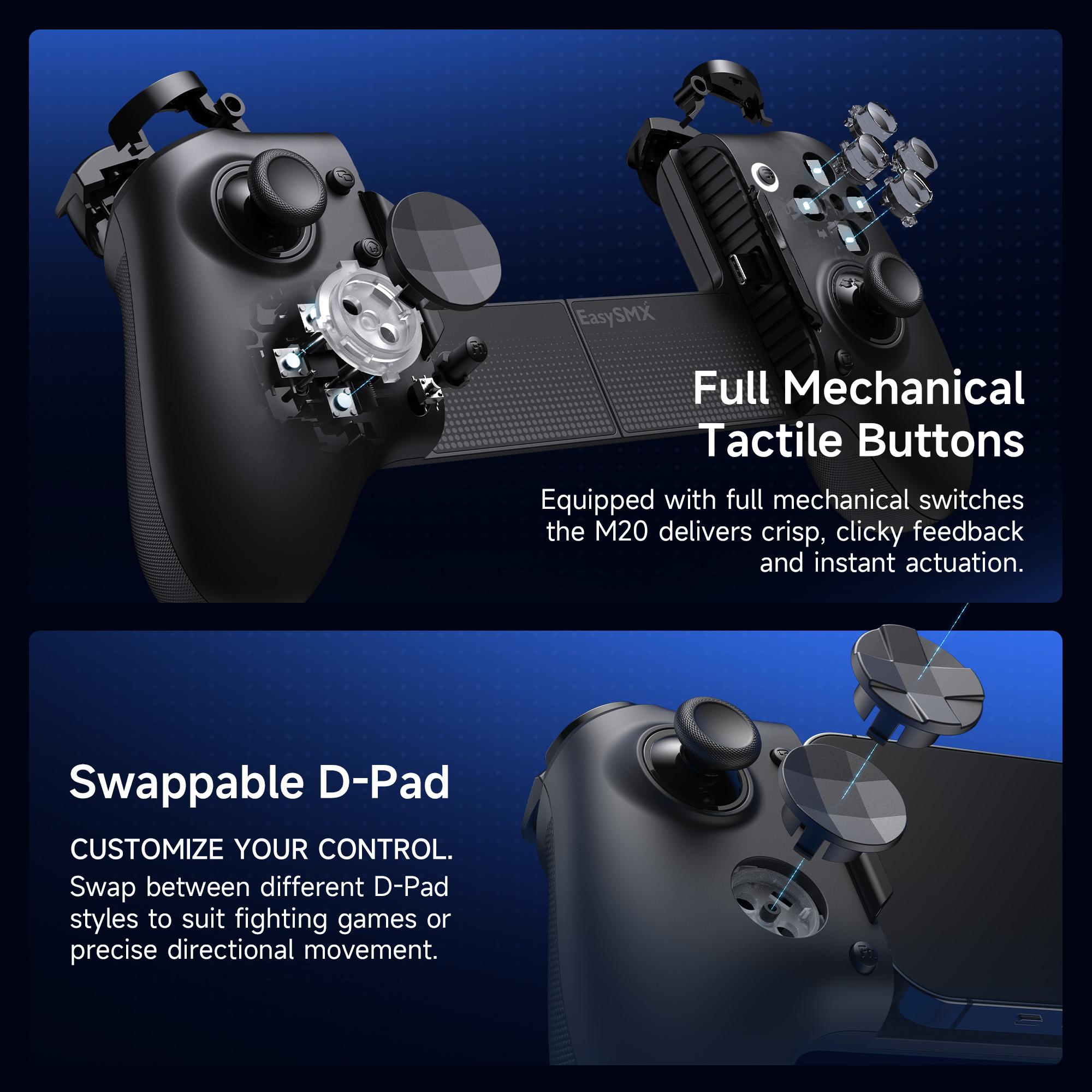 EasySMX M20 Type C Mobile Cont - Gaming Accessories For Android recension och pris