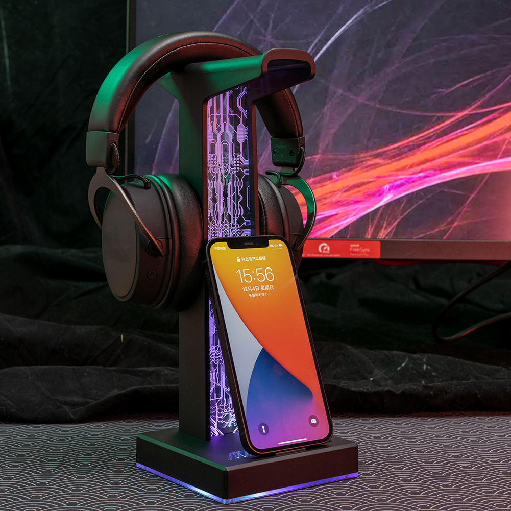 RGB Gaming Headphone Stand Dua - Gaming Accessories Sale recension och pris