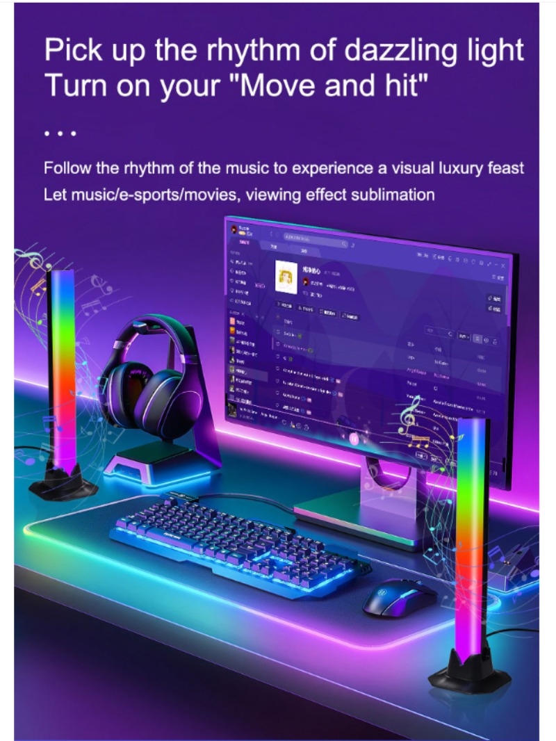 Music Sync LED Strip, Sound Co - Essential Gaming Accessories recension och pris